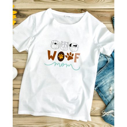 Woof mom póló